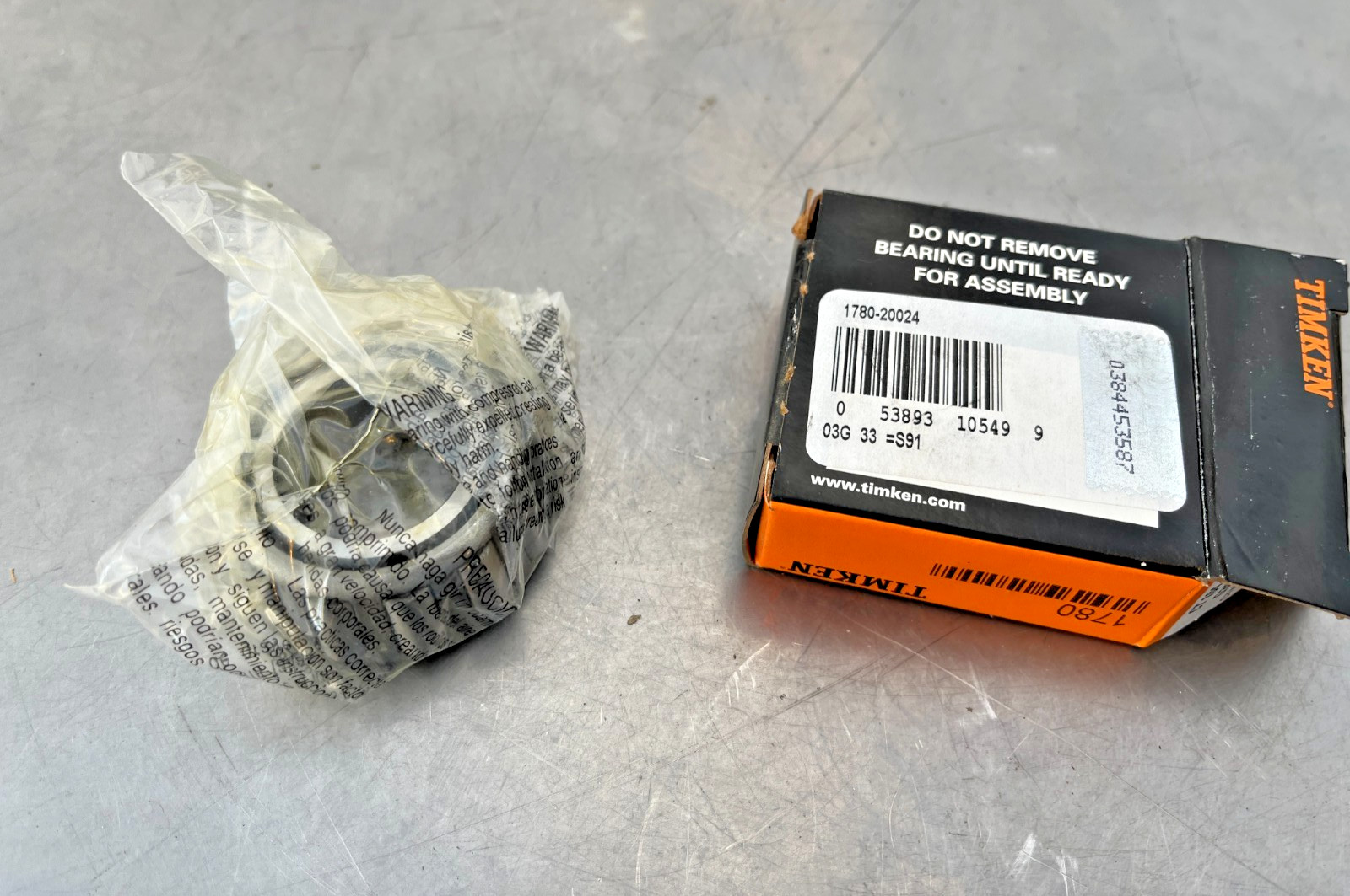 1780 Genuine TIMKEN BEARING CONE