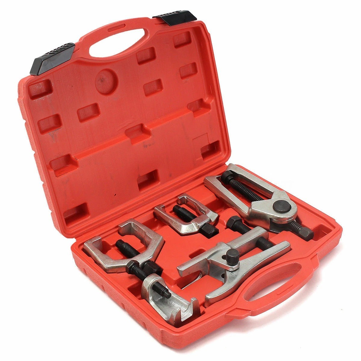 6Pcs Front End Service Tool Kit Pitman Arm Puller Ball Joint Tie Rod Remover Set