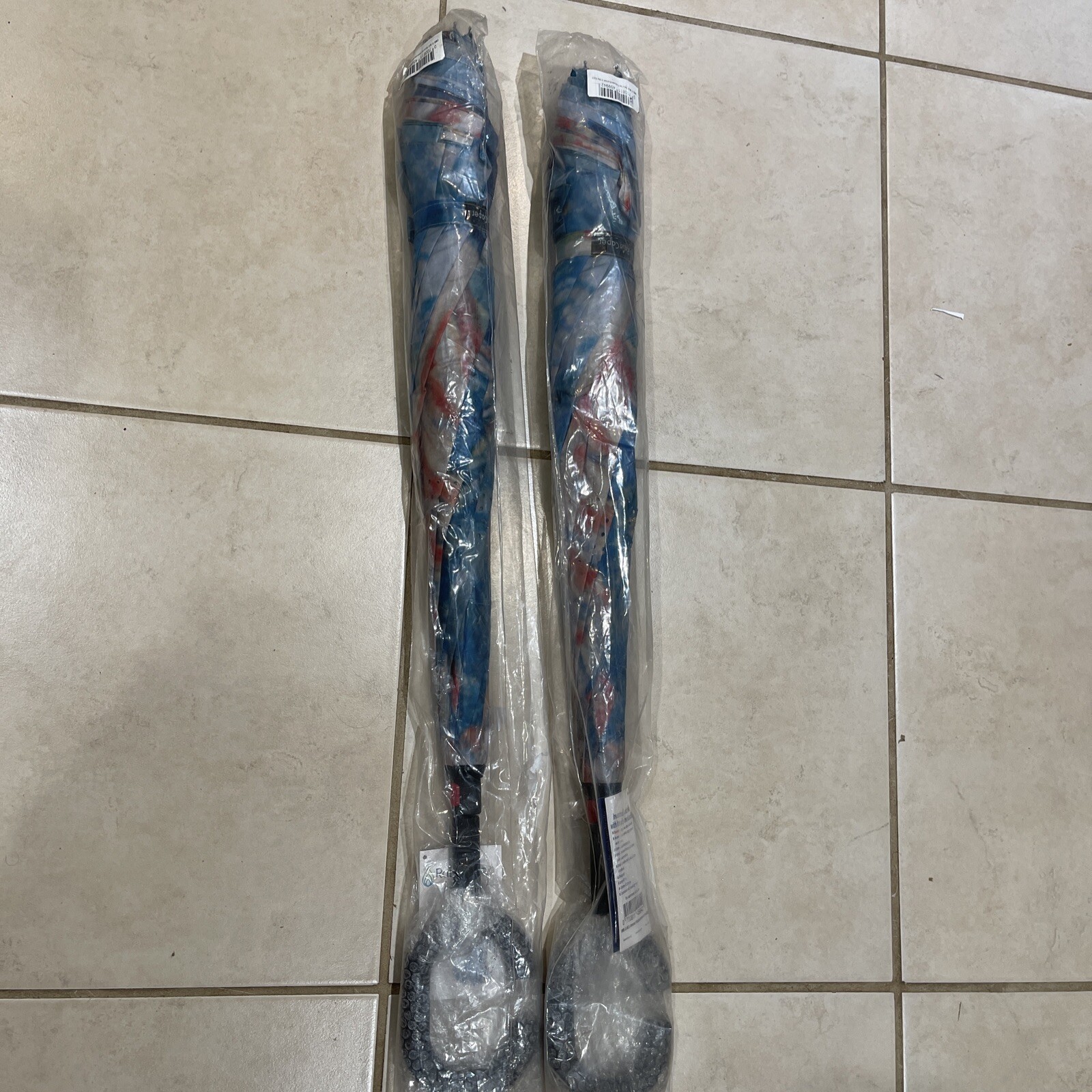 Qty 2 New RAINCAPER Inverted Umbrella Hassam Avenue in the Rain Hands free