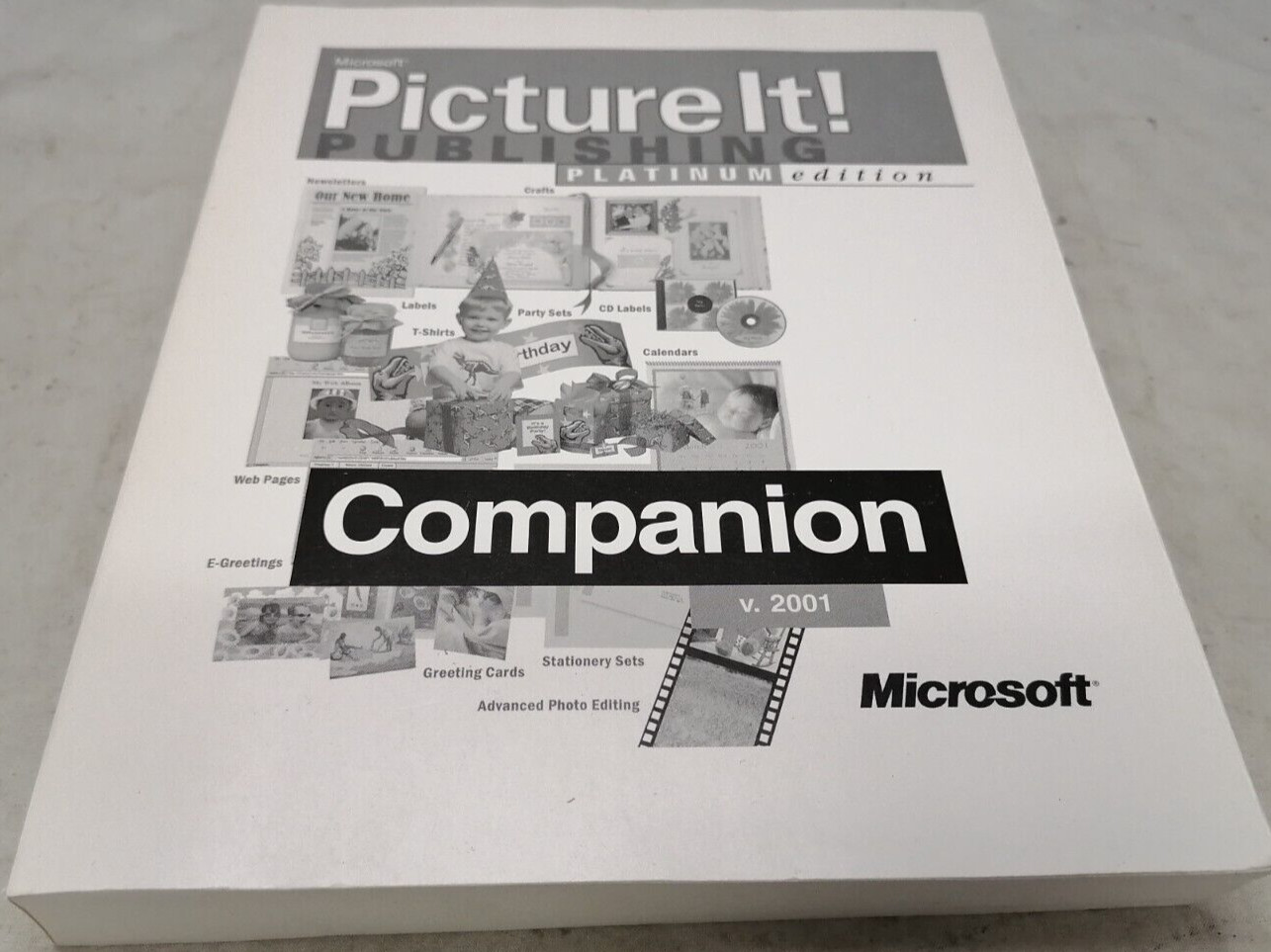 Microsoft Picture It! Publishing Platinum Edition v. 2001 Companion Guidebook