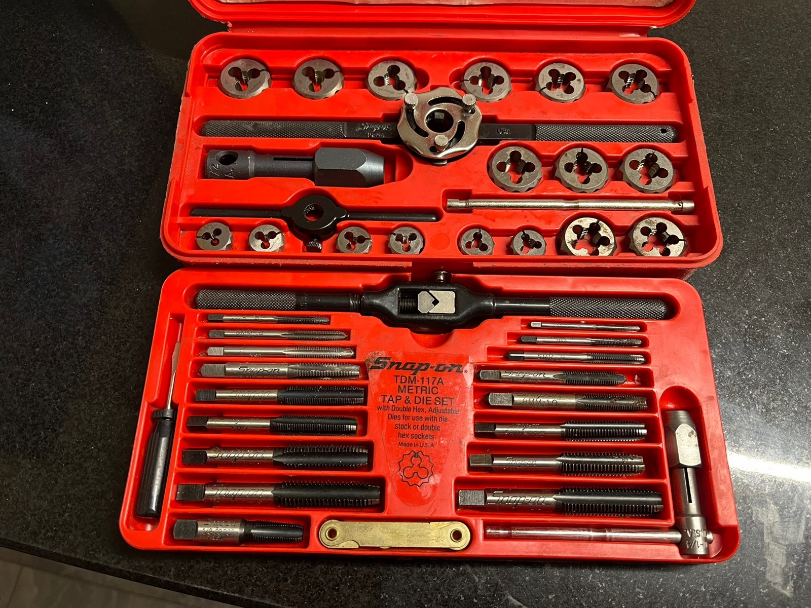 Snap On Tap And Die Set TDM117A