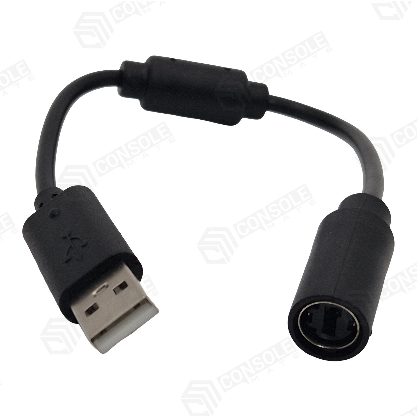 Xbox 360 Controller USB Breakaway Cable | Wired to PC Adapter Dongle 25cm Black