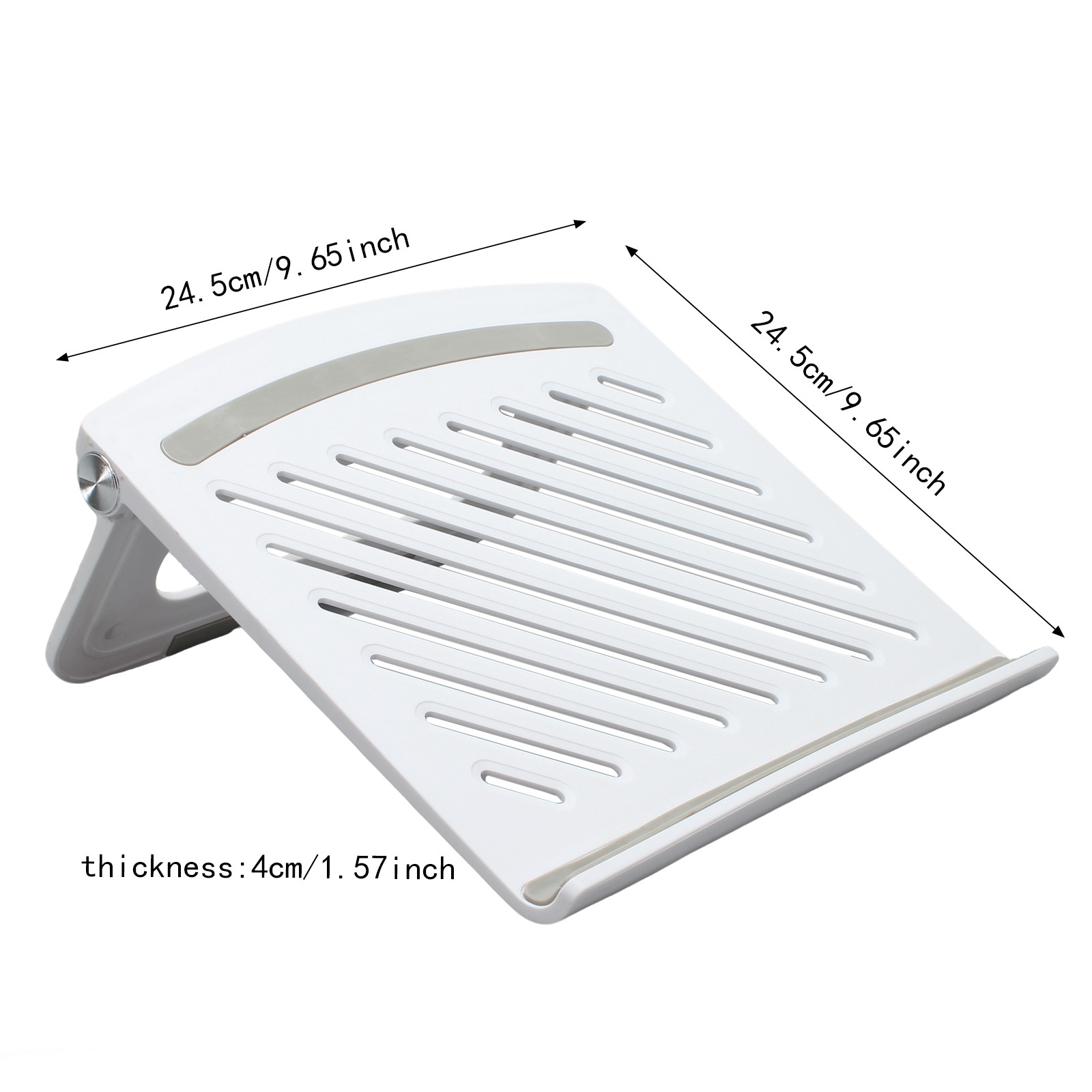 Triangular Structure Angle Adjustability Laptop Stand For Laptops Up To 17in