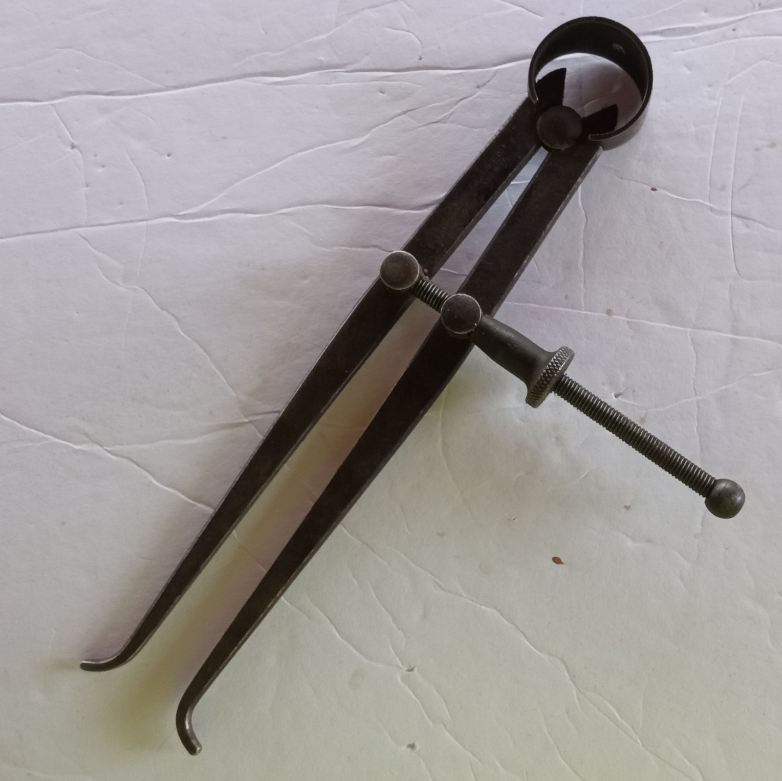 7" Millers Falls Inside Spring Caliper Flat Leg USA Vintage Machinist Tool