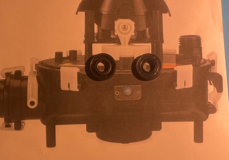 MAYTRONICS DOLPHIN POOL ROBOT DIVERTOR SHAFT NOZZLE SEAL MOTOR UNIT AUTUATOR ARM