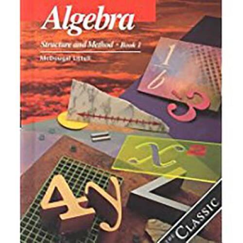 Algebra: Structure and Method, Book 1 - Hardcover By Richard G Brown - GOOD