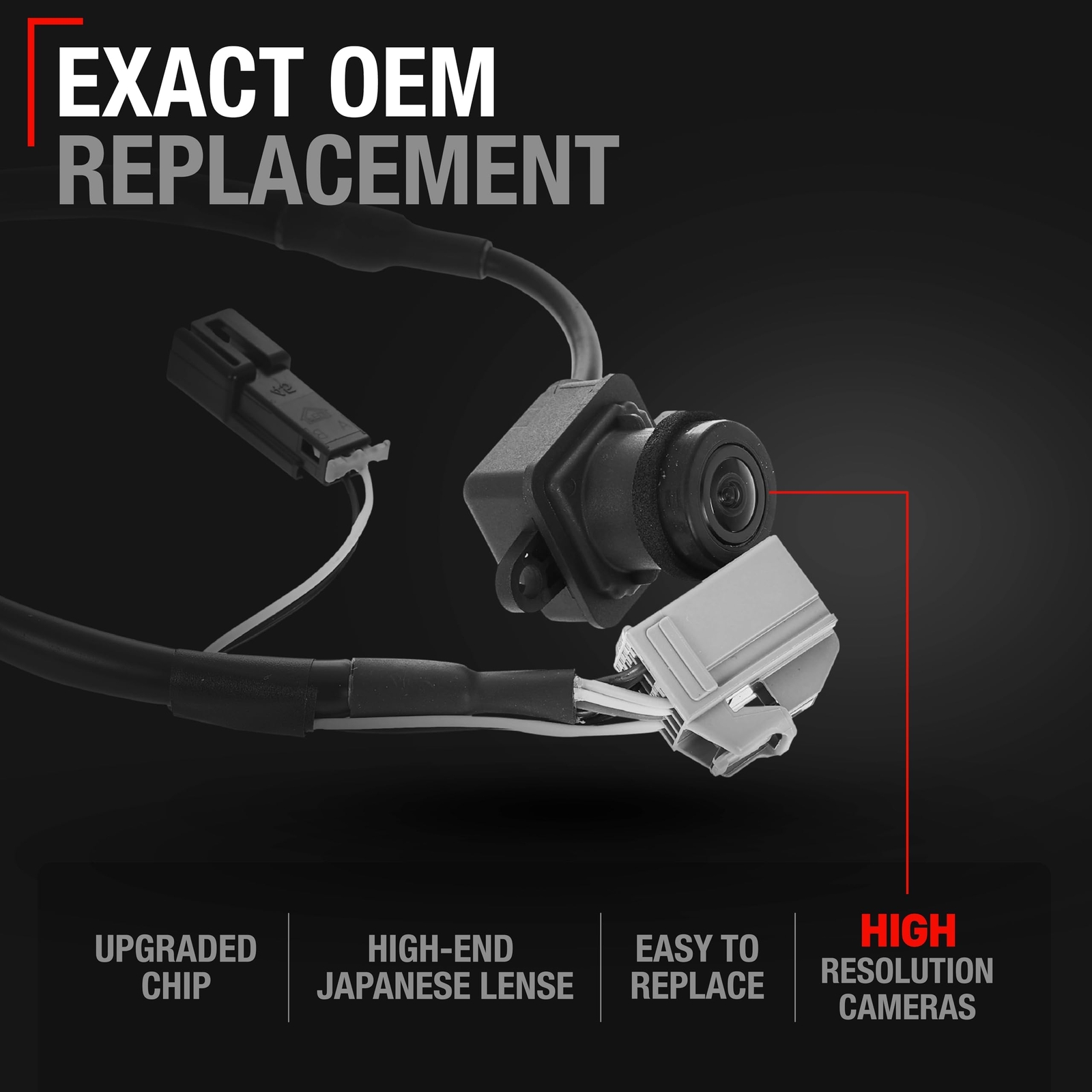 Rear View Backup Camera - Compatible with 2011-2020 Dodge Journey - Reverse P...
