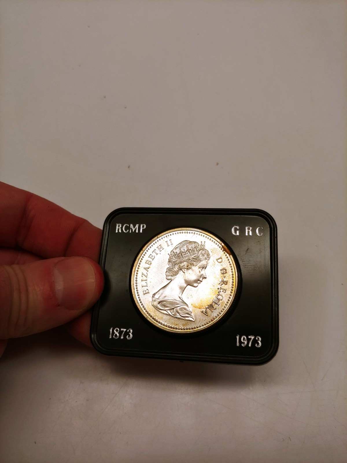 1973 Canada RCMP Centennial Silver Dollar Coin (50% SILVER) *MINT-STATE*