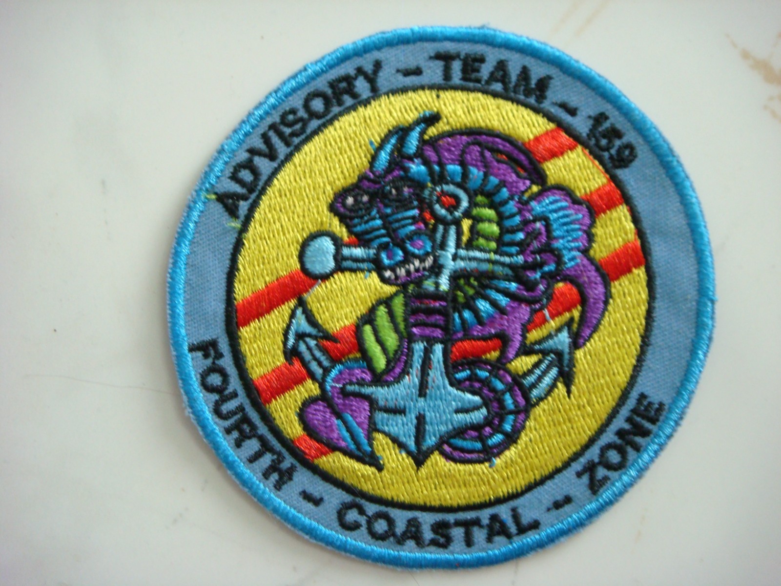 US NAVY ADVISORY TEAM 159 IN COASTAL ZONE, VIETNAM WAR PATCH