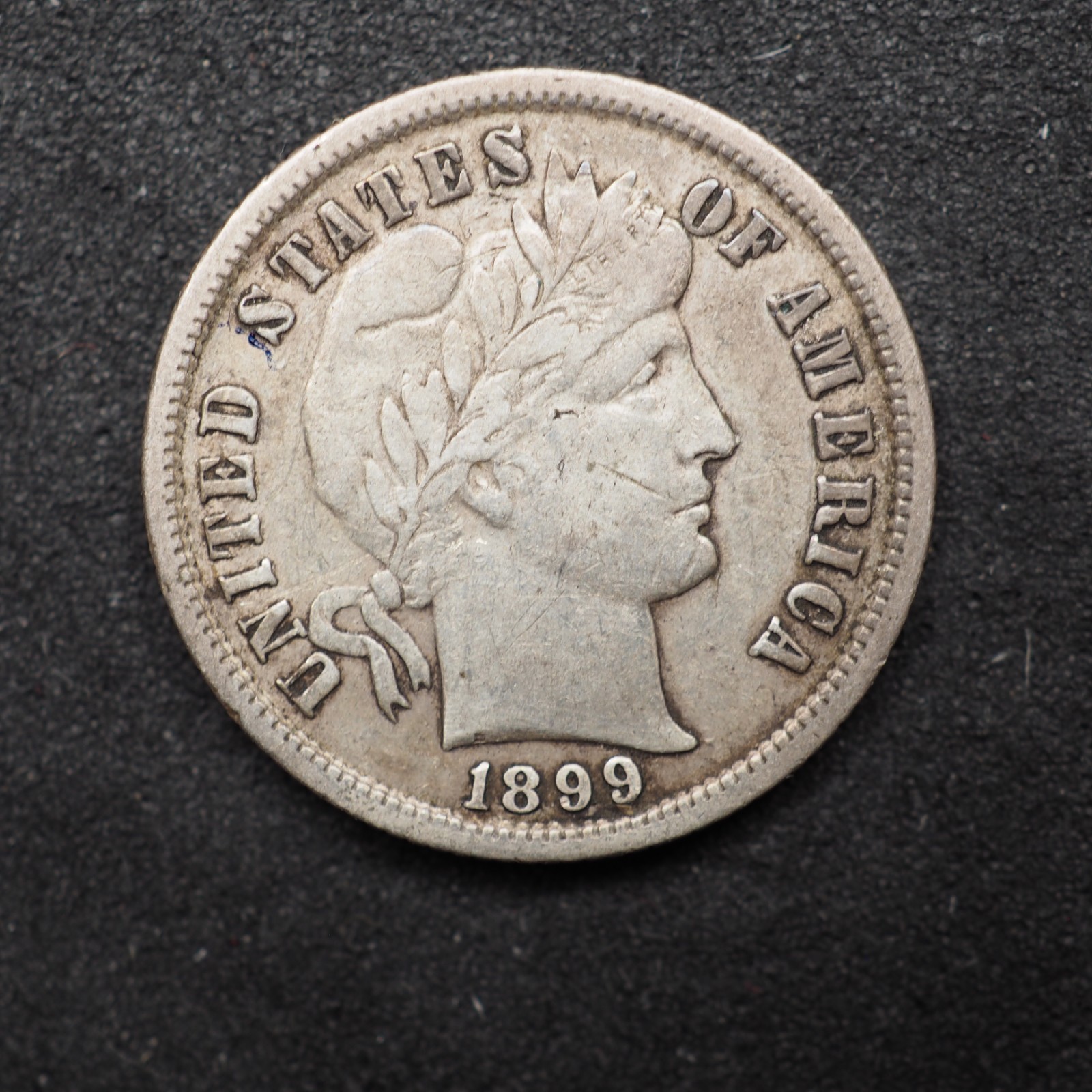 1899 **P** BARBER SILVER DIME ***NICE COIN!*** - FREE SHIPPING! C0451