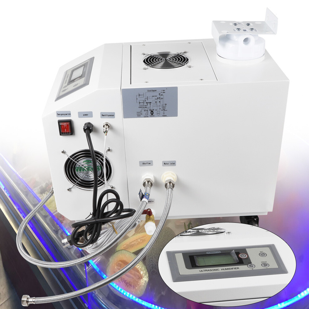 Commercial Ultrasonic Humidifier - Continuous Cool Fog Maker for Multiple Uses