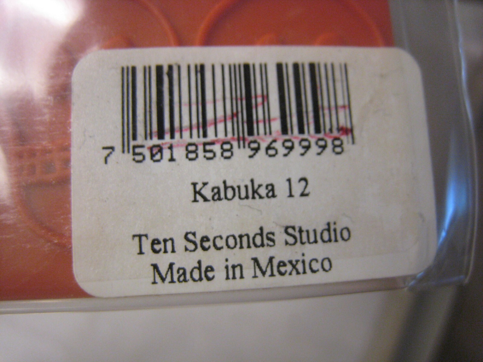 TEN SECONDS STUDIO - Kabuka 12 - DOUBLE SIDED MOLD - DAY OF THE DEAD - EMBOSSING