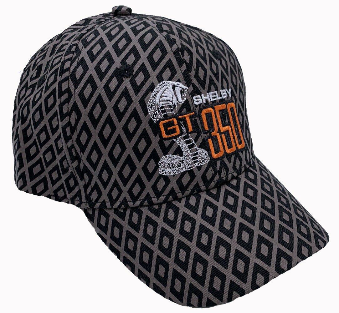 Shelby GT350 Mustang Snake Diamonds Black Hat * Adjustable * Ships FREE To USA!