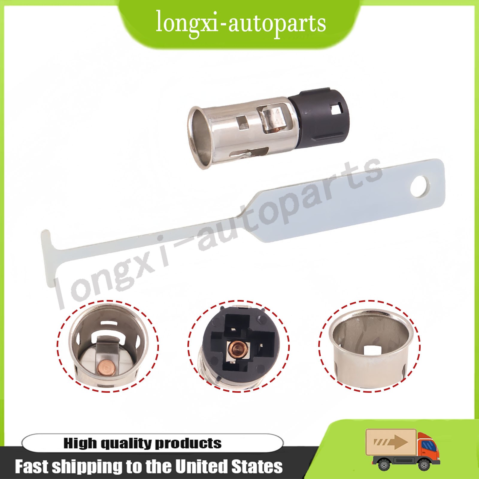 Cigarette Lighter Socket w/ Removal Tool For Chevy Cadillac GMC 98-19 25776667
