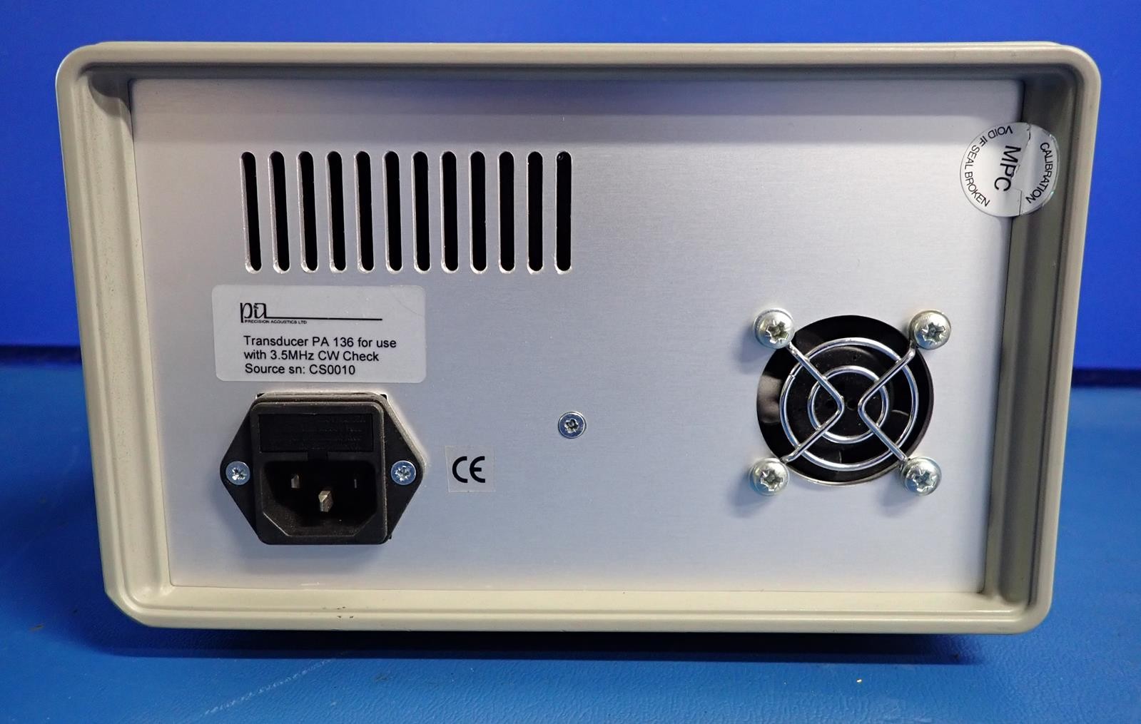 PRECISION ACOUSTICS 3.5MHZ CW CHECK SOURCE