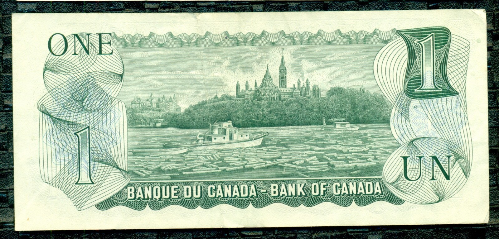 1973 $1 BC-46aA Canada, Lawson/Bouey, Asterisk Replacement Note *AL PP147