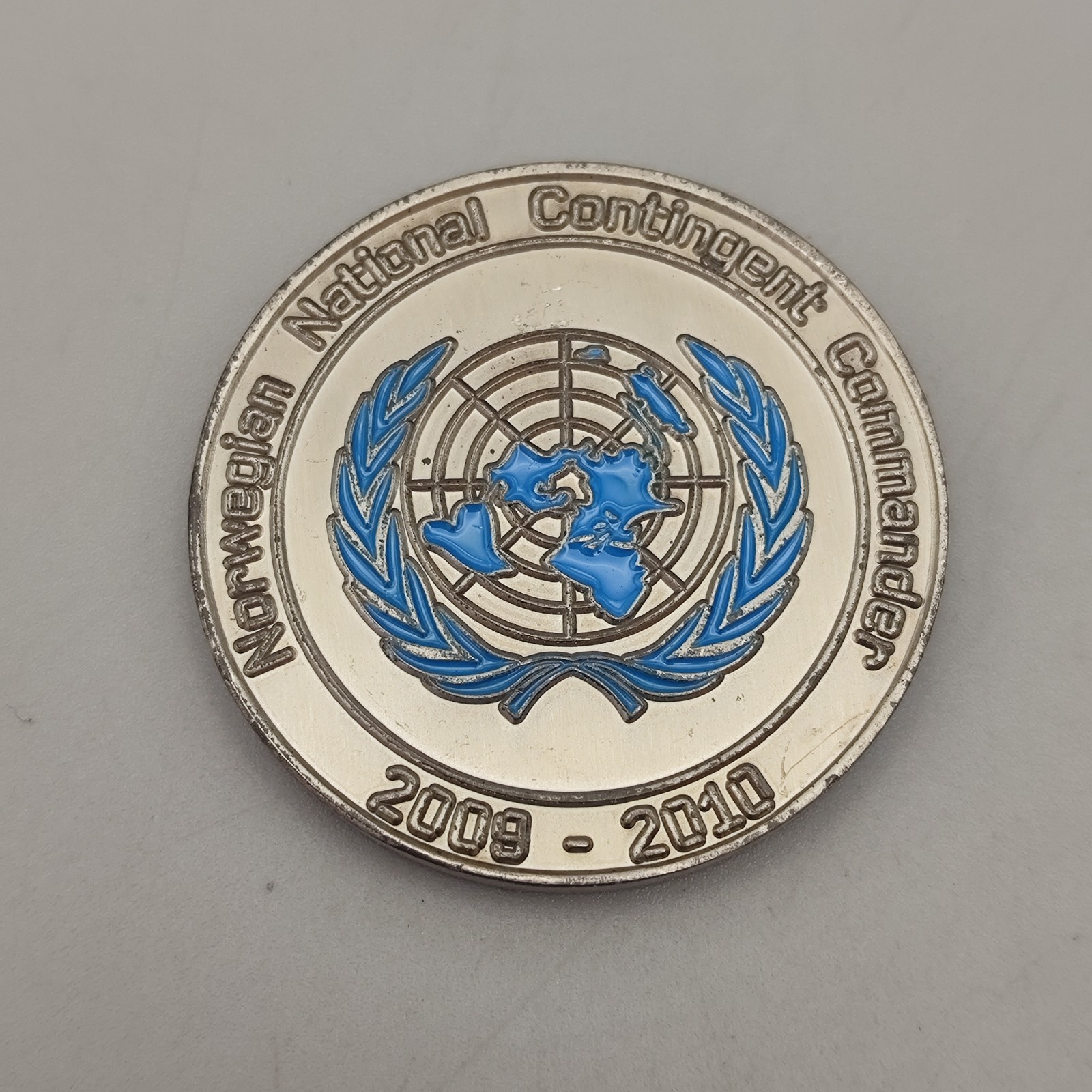 Norwegian National Contingent Commander Challenge Coin