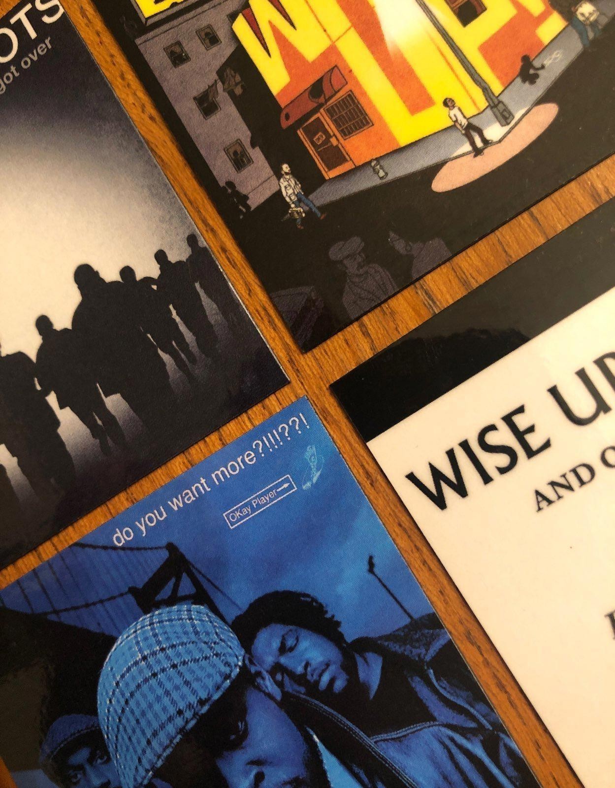 The Roots fridge magnets