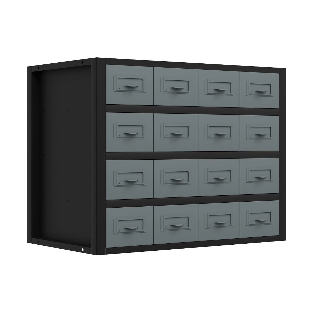 Sealey Modular Racking Mid Unit 16 Small Drawers Tool Storage 580mm