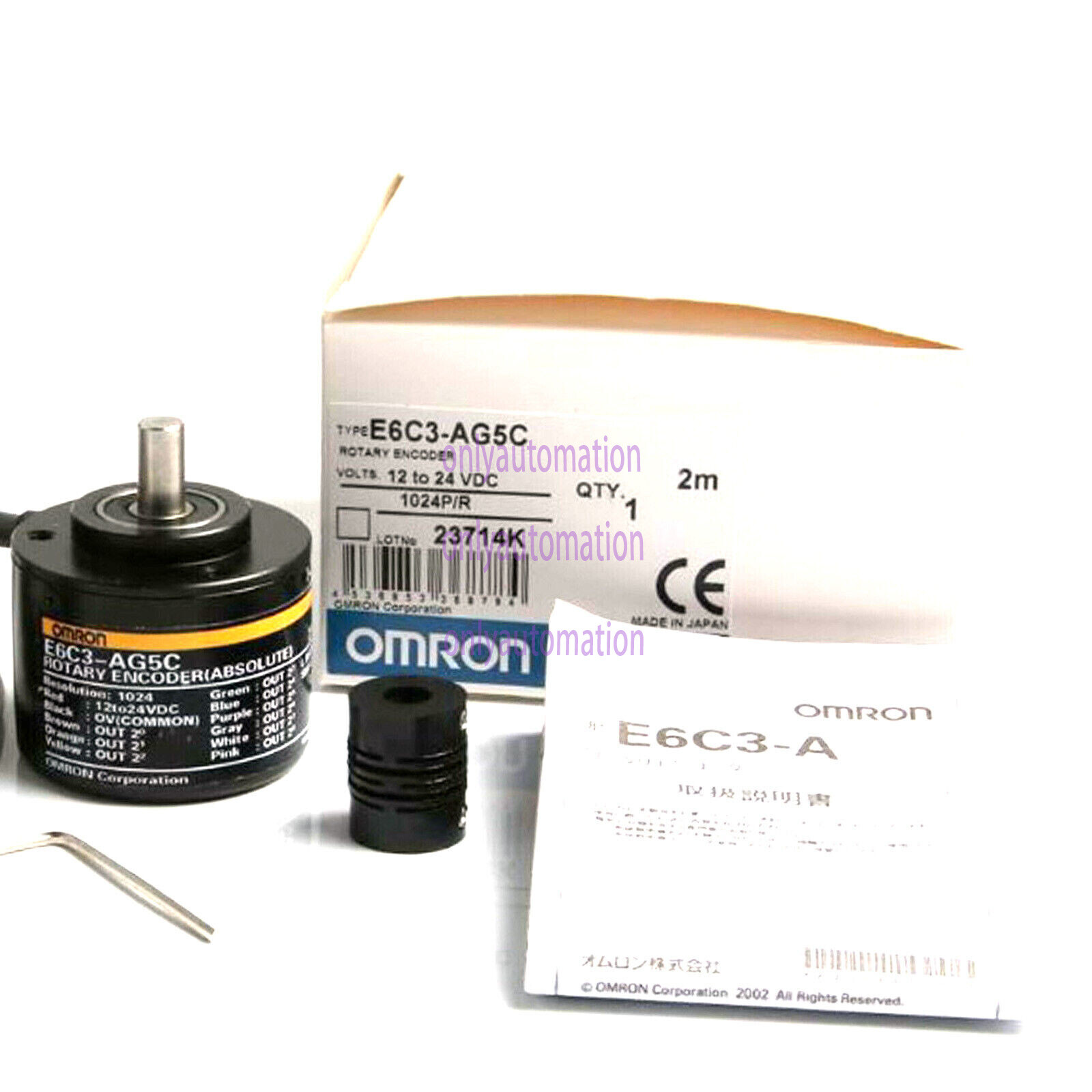 OMRON E6C3-AG5C 1024P/R ROTARY ENCODER MODULE NEW~