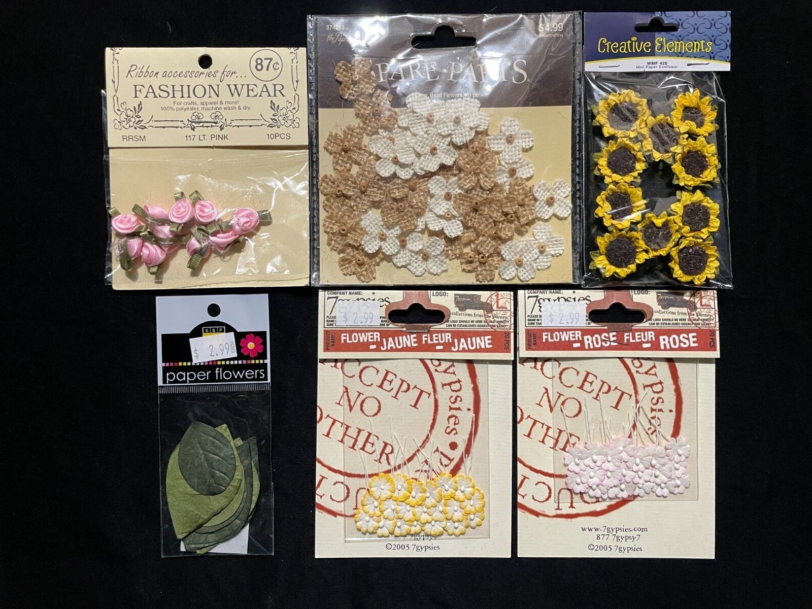 ASSORTED FLOWERS AND LEAVES