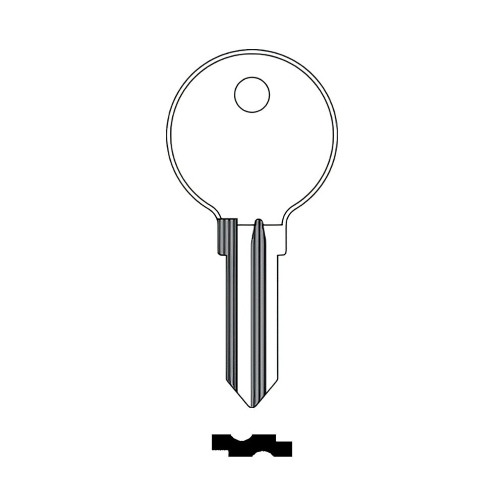 PA1 Key Blank Nickel