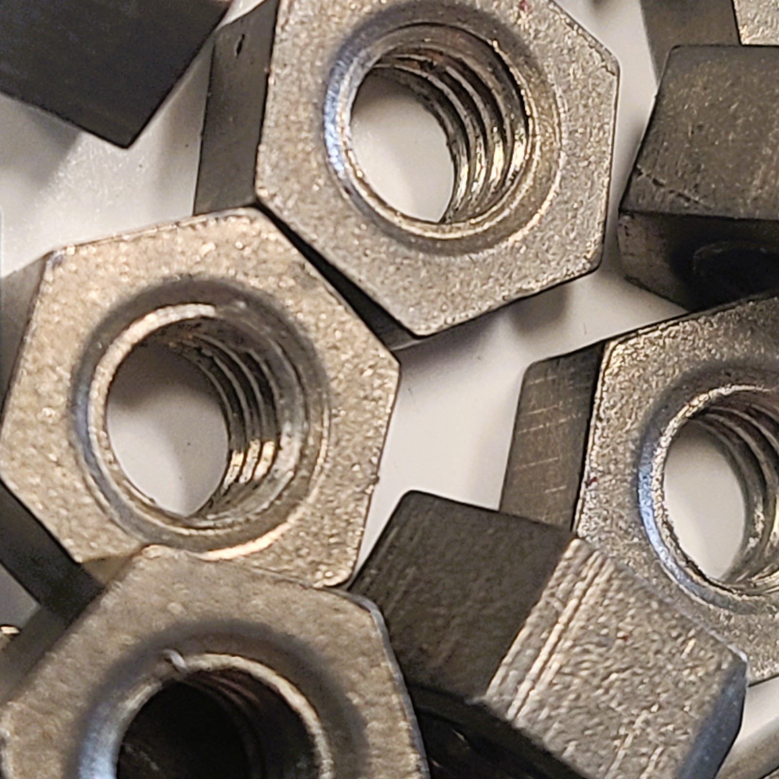 Titanium Hex Nuts 1/4-20 Thread | Grade 2 | New Hardware Fasteners