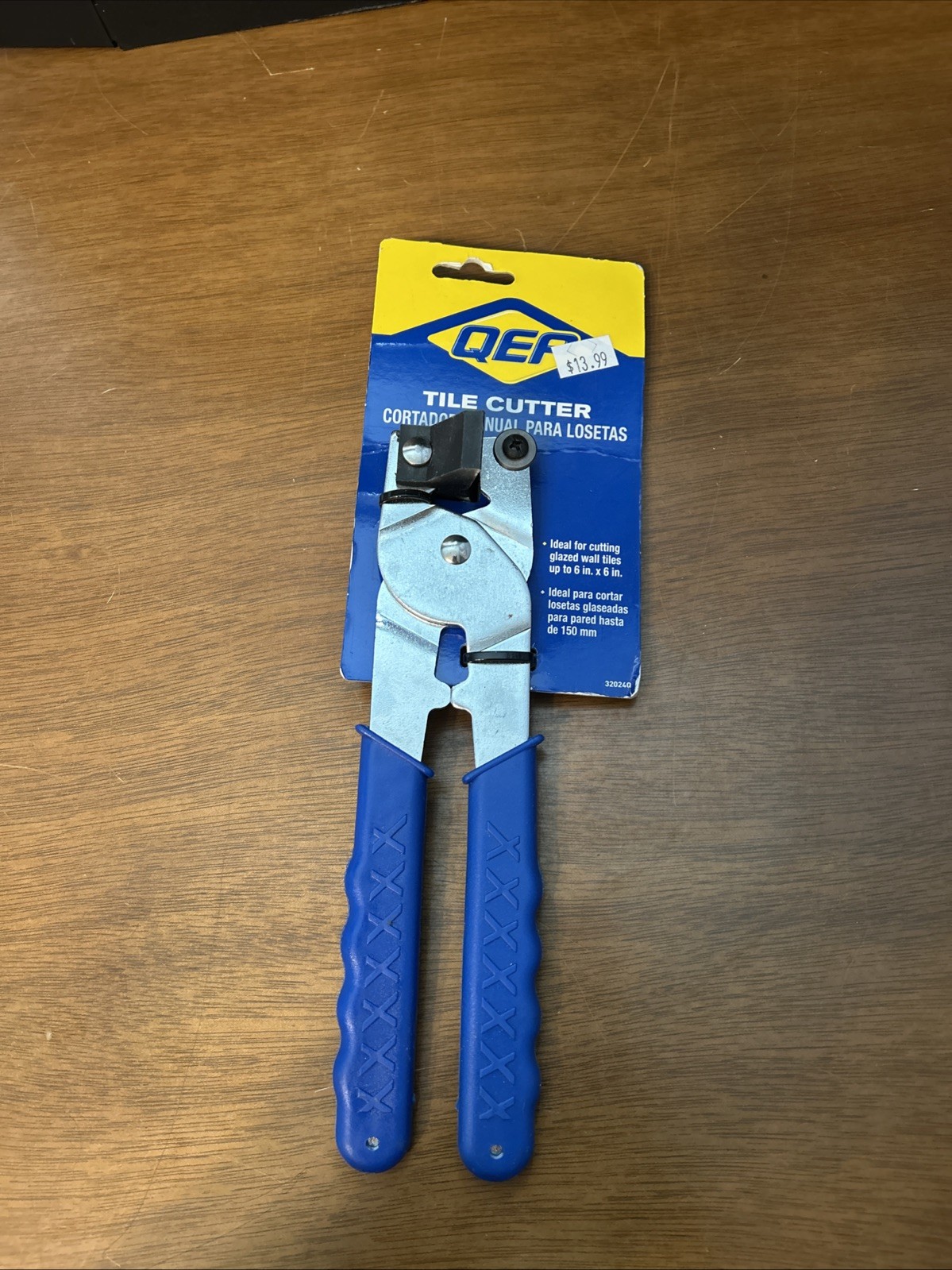 QEP 32024 Heavy-Duty Chrome Plated Steel Tile Cutter 1.5 H x 3.5 W x 11 L in.