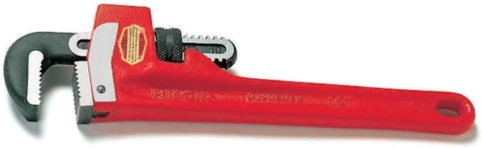 10-Inch Cast Iron Straight Pipe Wrench for Heavy-Duty Plumbing Tasks