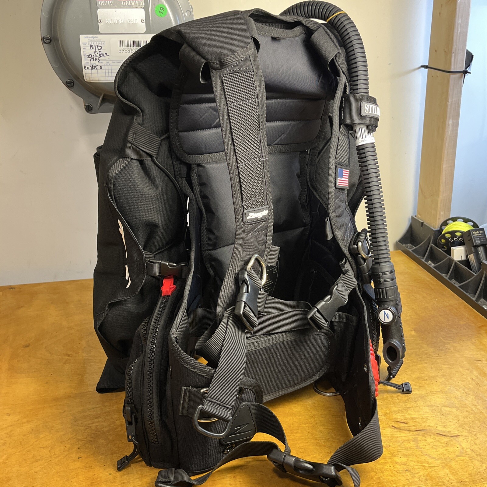 ZEAGLE Stiletto BCD Size Large Scuba BC Rugged Diving Buoyancy Compensator