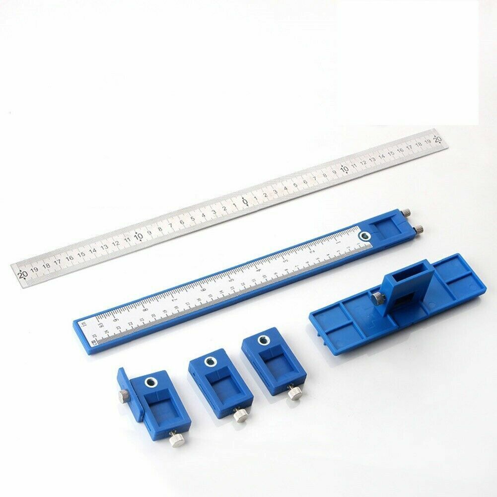 Cabinet Hardware Jig for Handles and Knobs Aluminum Alloy Drill Guide Sleeve