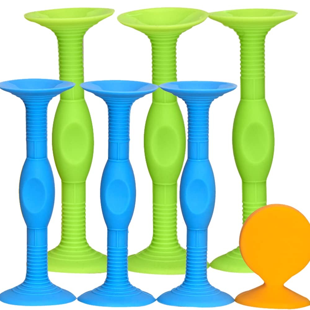 Zhuochimall Sucker Darts Throwing Game Set Silicone Suction Cup Toys Safe