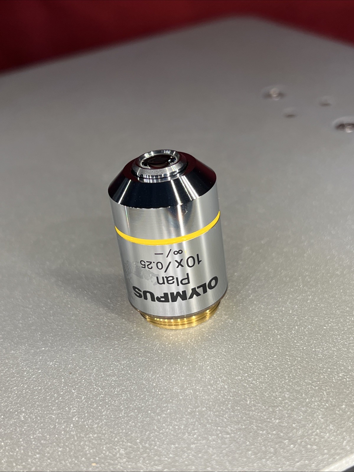 Olympus Plan 10x Objective 10x/0.25 ∞/- RMS thread - Japan Microscope Lens