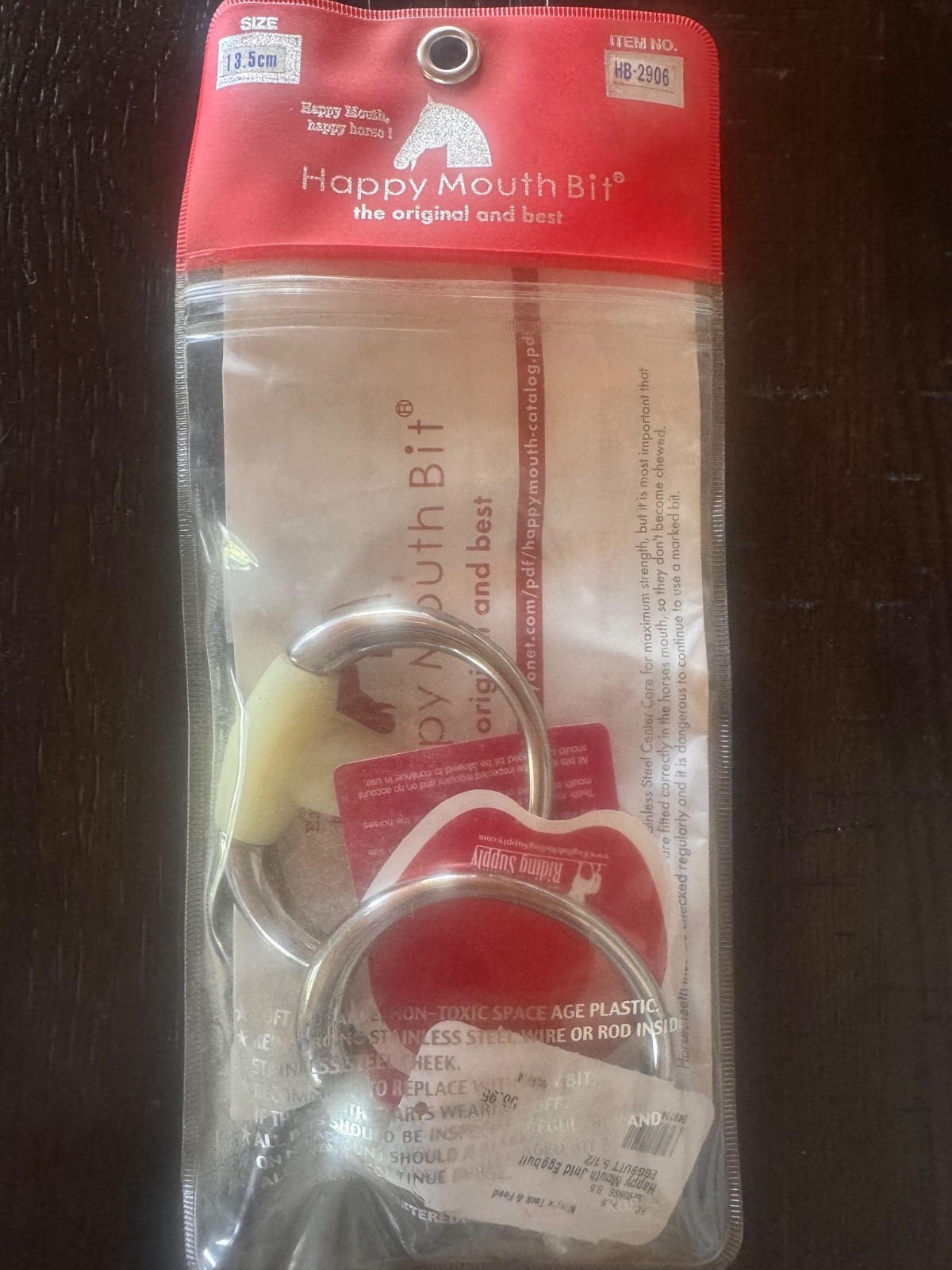 happy mouth apple flavor egg butt snaffle