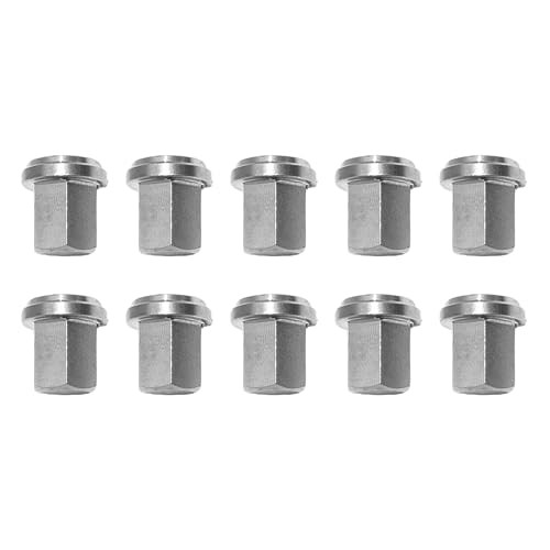 6015-010 Group 31 Battery Nut 10PCS - Closed Top 3/8"-16 Thread, 3/8" Stud,