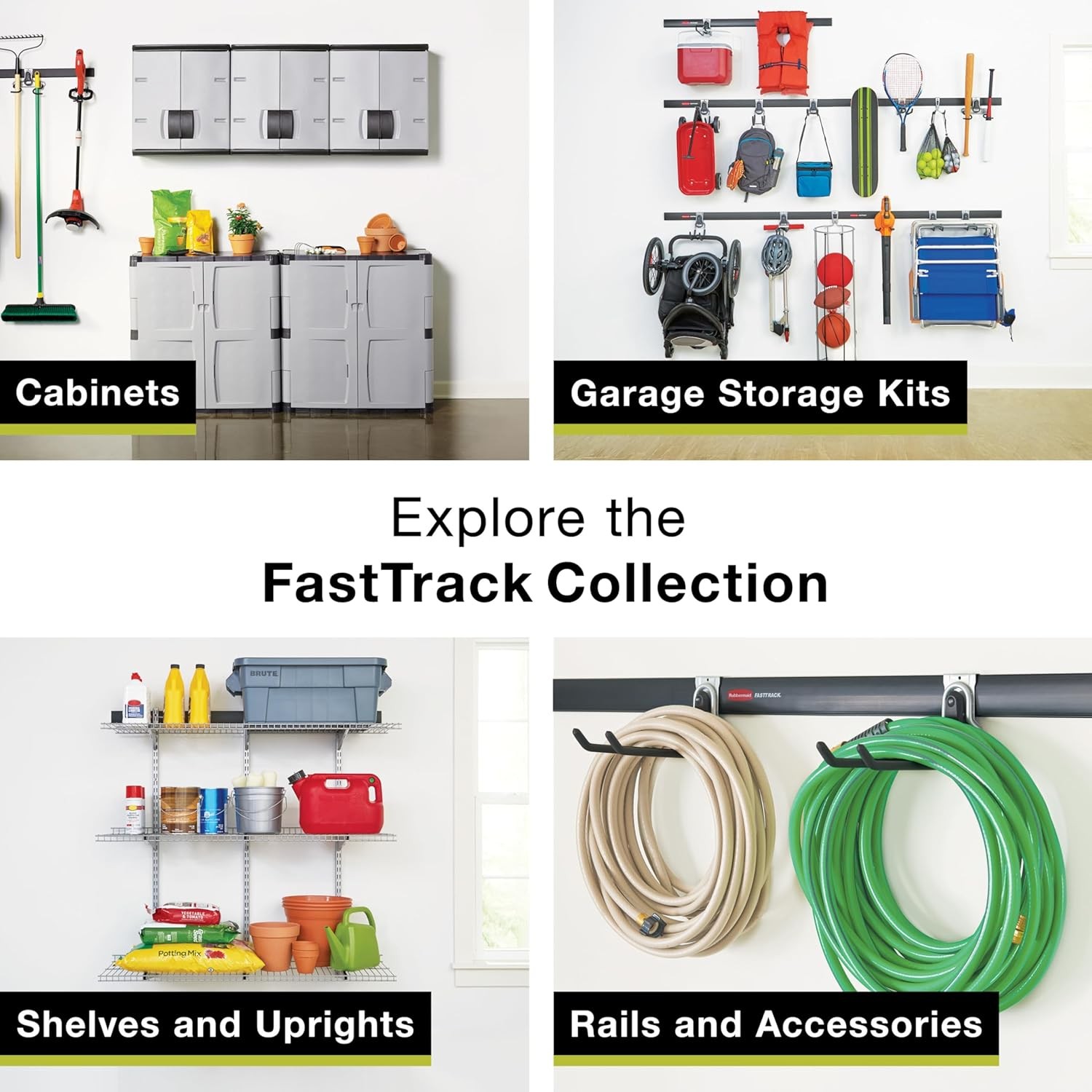 Rubbermaid FastTrack Garage Storage Wall Mounted Power Tool Hook