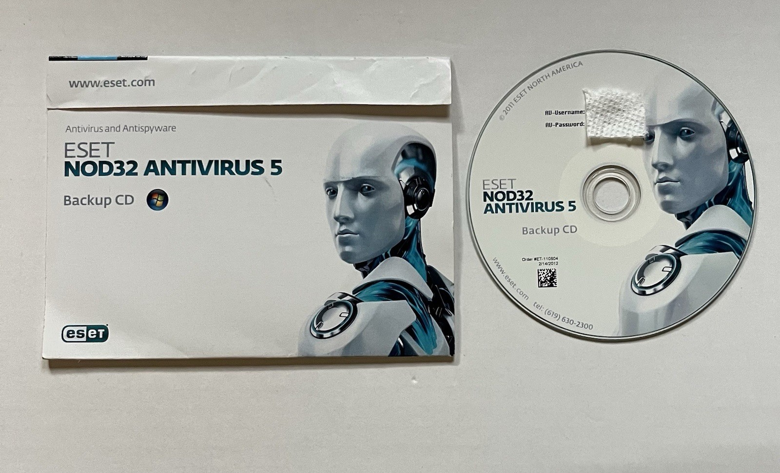 2011 ESET NOD32 Antivirus 5 Backup CD Windows