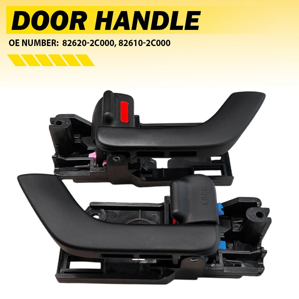 Pair For Hyundai Tiburon 03-08 Side Inside Interior Door Handle Front Right Left