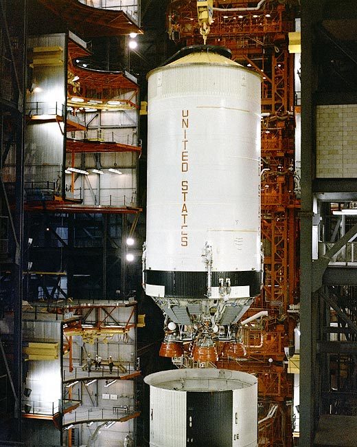 SATURN V STAGES 1 AND 2 APOLLO 6 NASA 11x14 GLOSSY PHOTO PRINT
