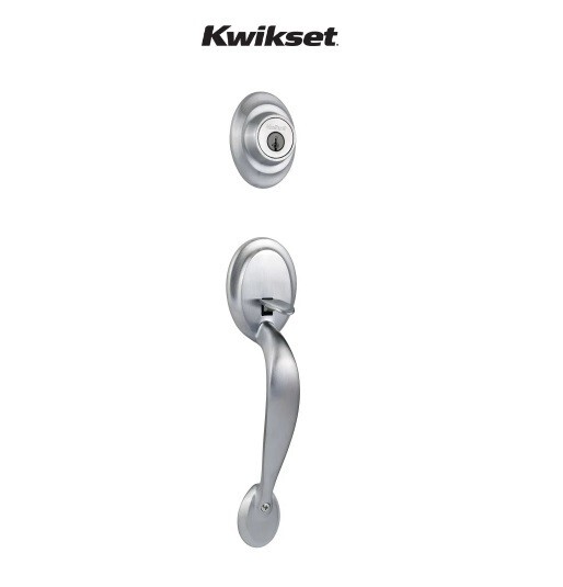 Kwikset Handle Set 687DA-LIP-S Dakota Single Cylinder Handleset - Chrome