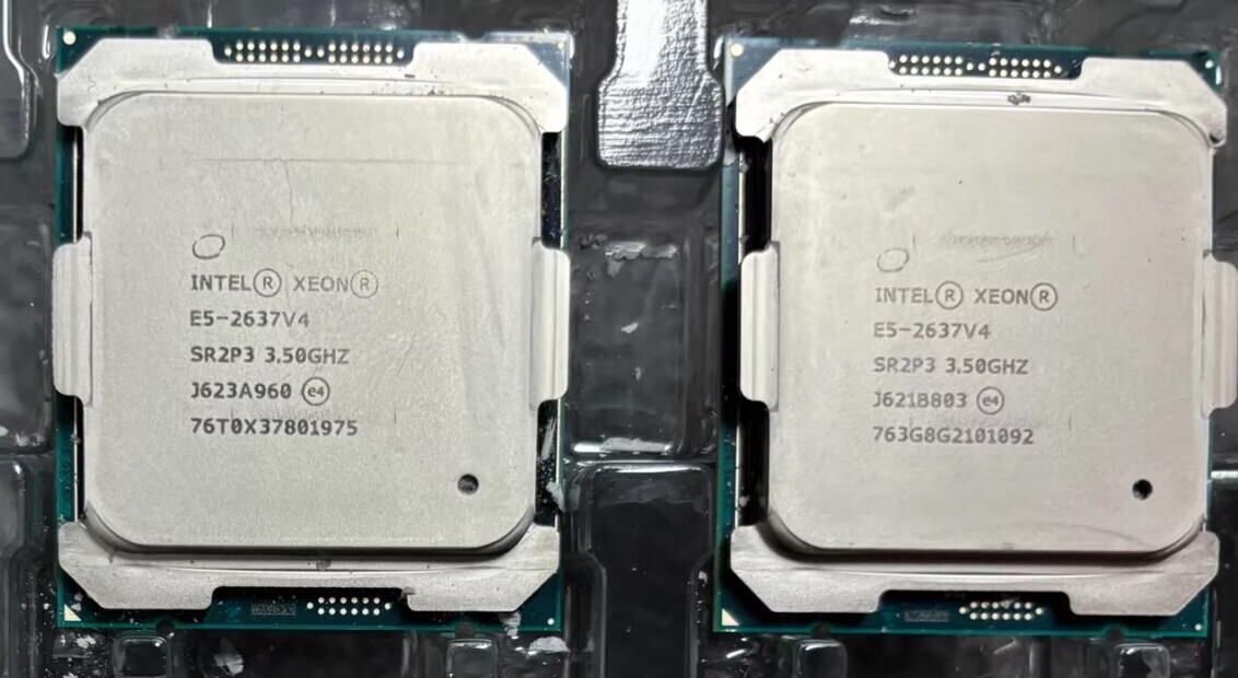 Matched Pair Intel Xeon E5-2683 V4 E5-2667 V4 E5-2643 V4 E5-2637V4 LGA2011-3 CPU