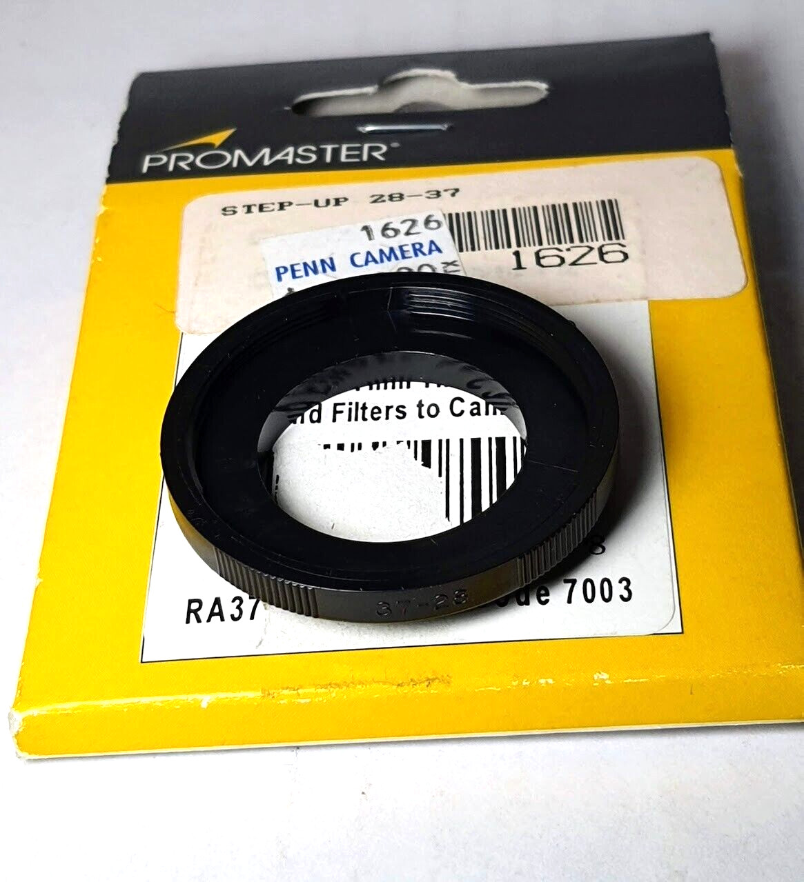 28-37mm Step Up Adapter Ring 28mm Lens to 37mm Filter Converter E28-E37 Plastic