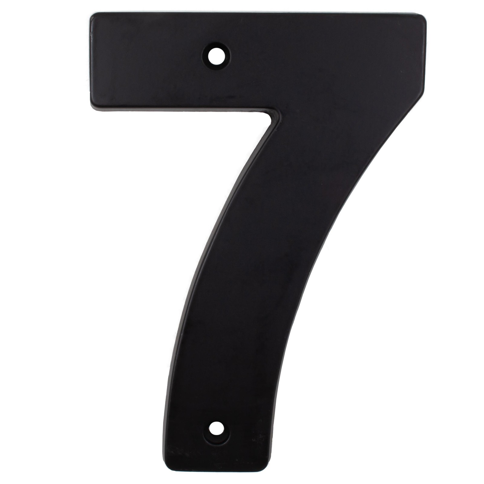 Contemporary House Numbeer, #7, 5 Inches, Matte Black by Stone Harbor Hardware