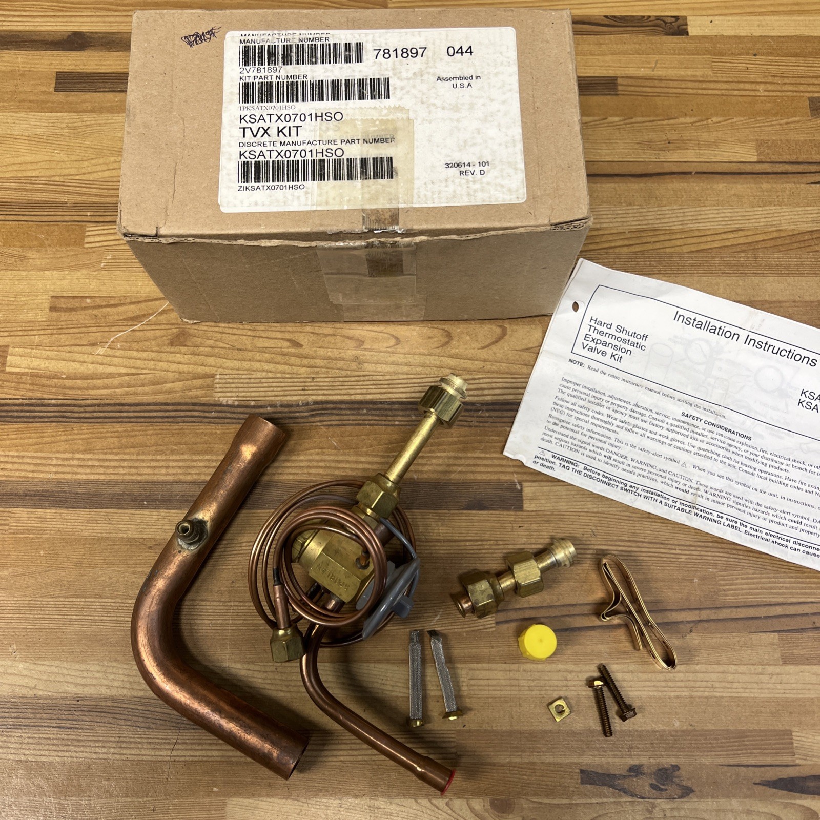 Carrier 2V781897 KSATX0701HSO 5 Ton Txv Kit