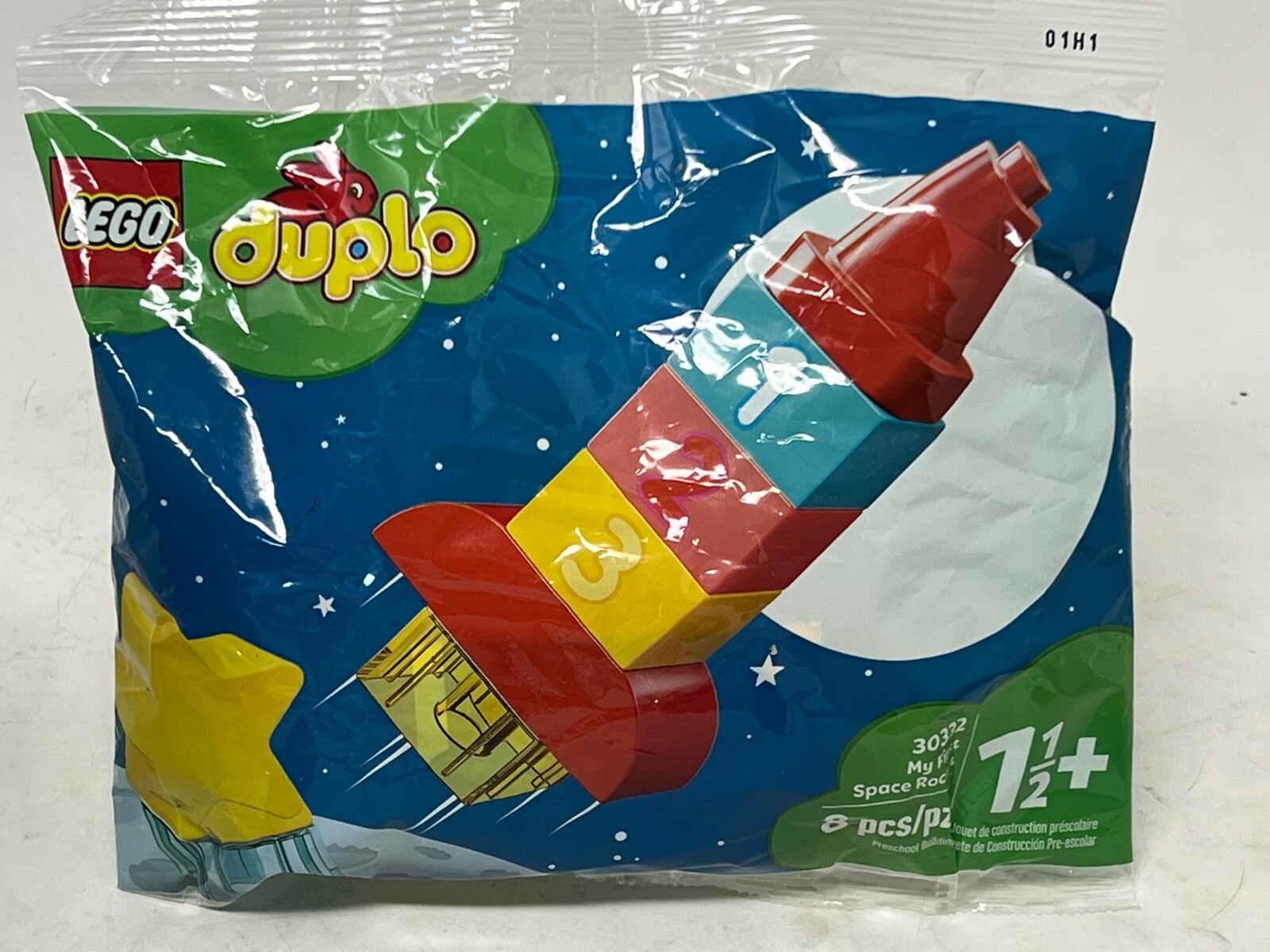 LEGO Duplo 30332 My First Space Rocket 8 Pieces NEW + Free Shipping