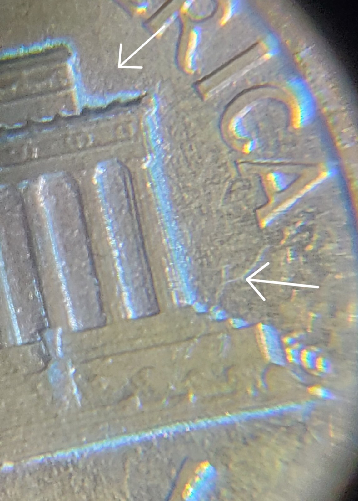1987 D Memorial Penny, ●EXTREME DOUBLING● Error