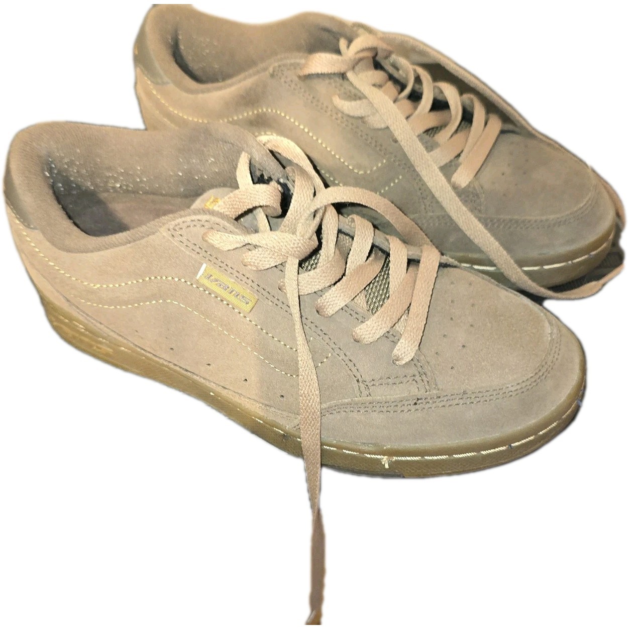 VANS Men's Brown Suede Low Top Skateboarding Shoes for Skateboard Sport Casual