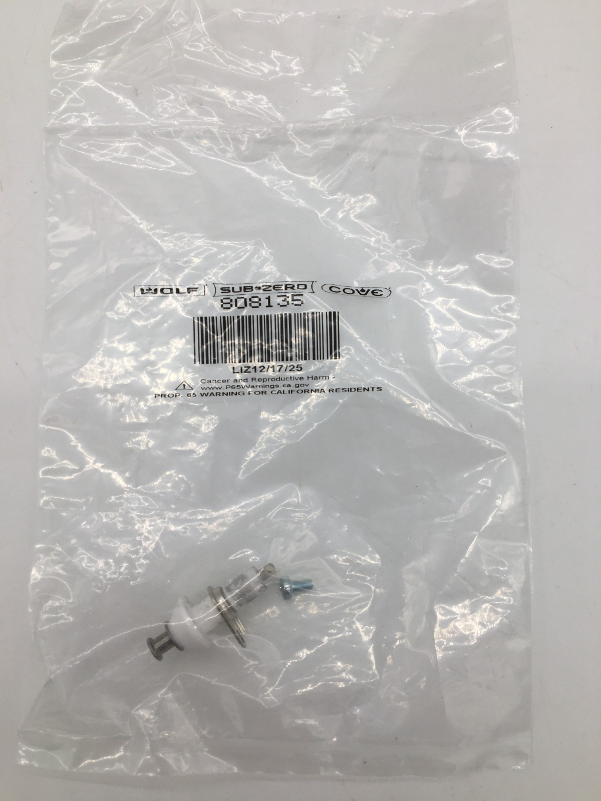 BRAND NEW FACTORY OEM WOLF BURNER IGNITER / ELECTRODE PART#808135 FREE SHIPPING!