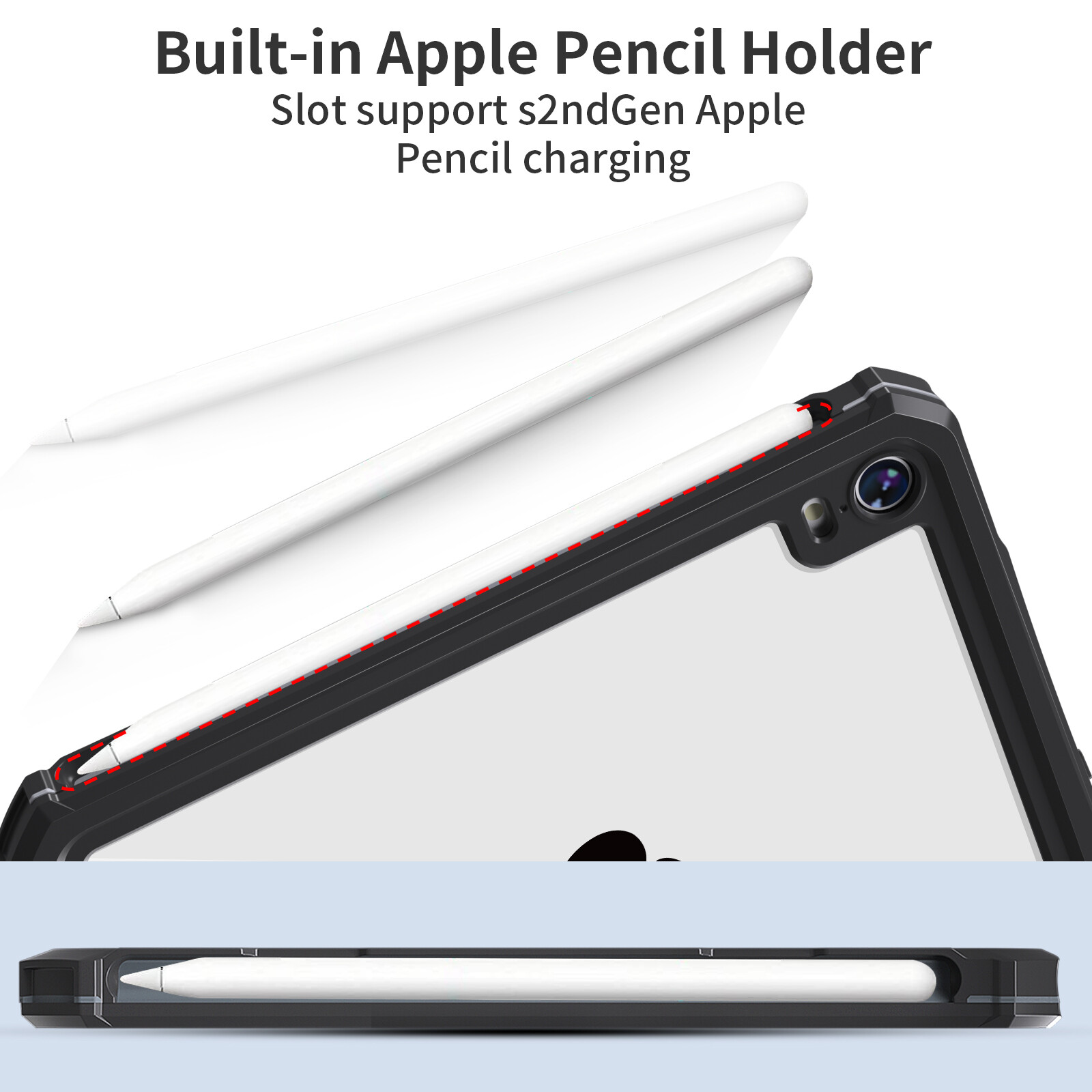 Waterproof Case For iPad Mini 6th Generation 8.3"Full Body Shockproof Pen Holder