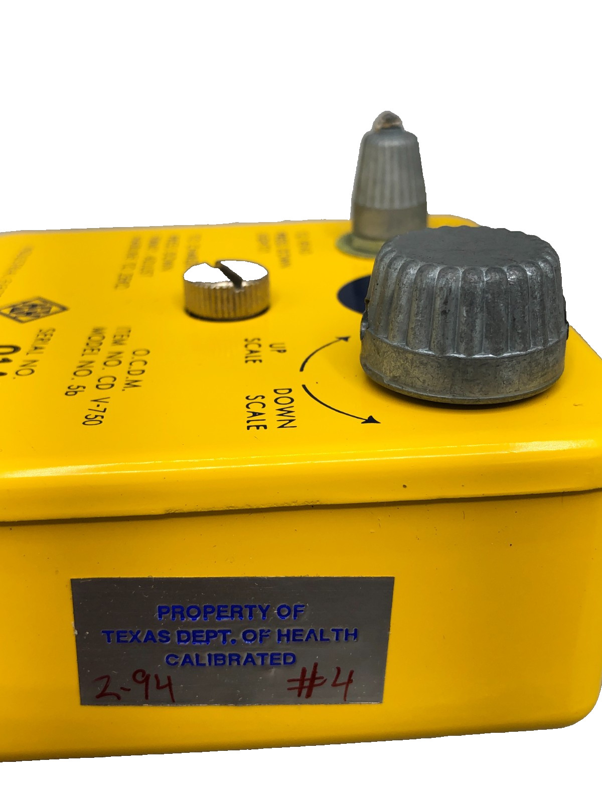 Victoreen CDV-715 Model 1B Survey Meter Set with Dosimeters & Charger UNTESTED